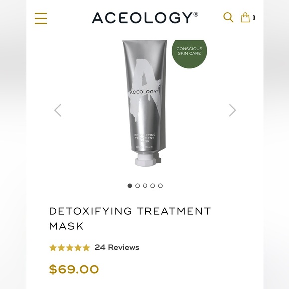 ๐ Aceology Detoxifying Treatment Mask. NWT. NIB. - Picture 5 of 5
